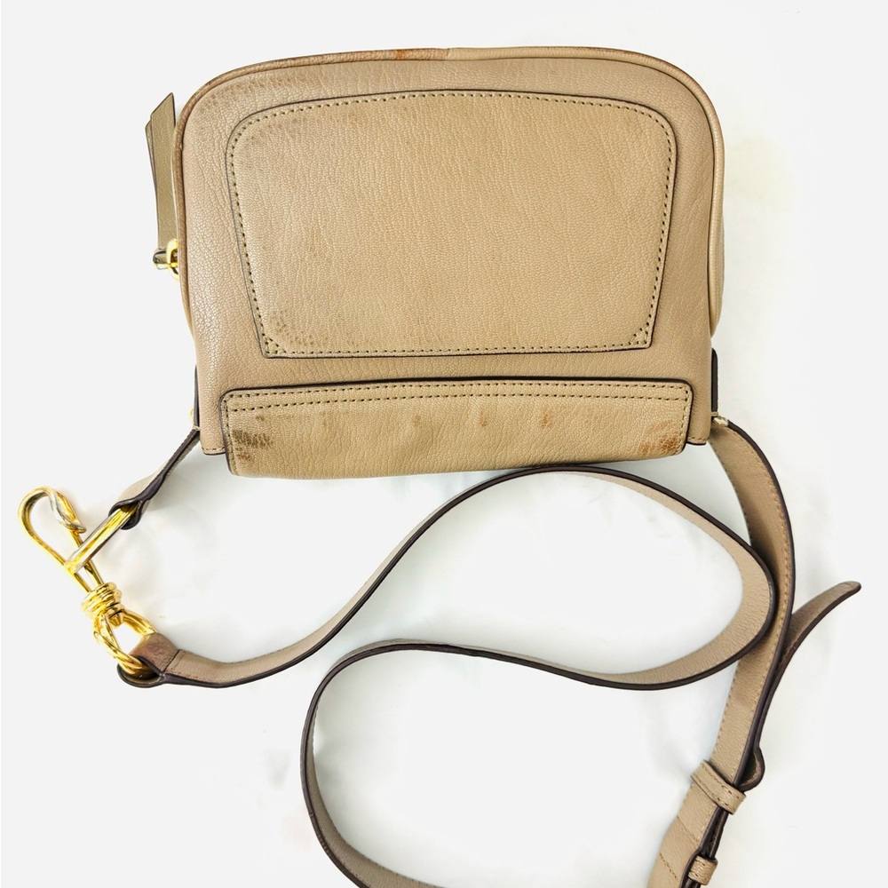 DKNY Beige Crossbody Bag with Gold Accents - Picture 10 of 16